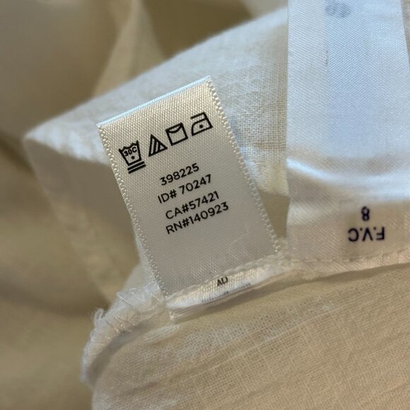 Ann Taylor Loft The Softened Half Button Shirt size Large NWT - Picture 5 of 8